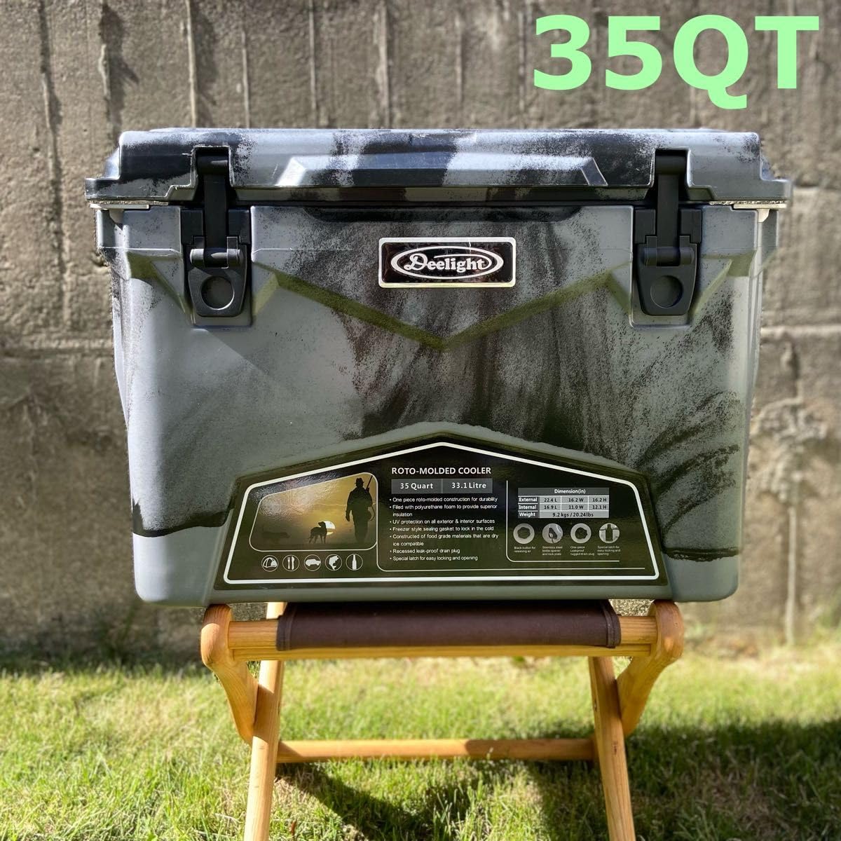 ディーライト　35 アイスランドクーラー　アイスランドクーラーボックス Deelight/ディーライト クーラーボックス35QT Iceland Cooler
